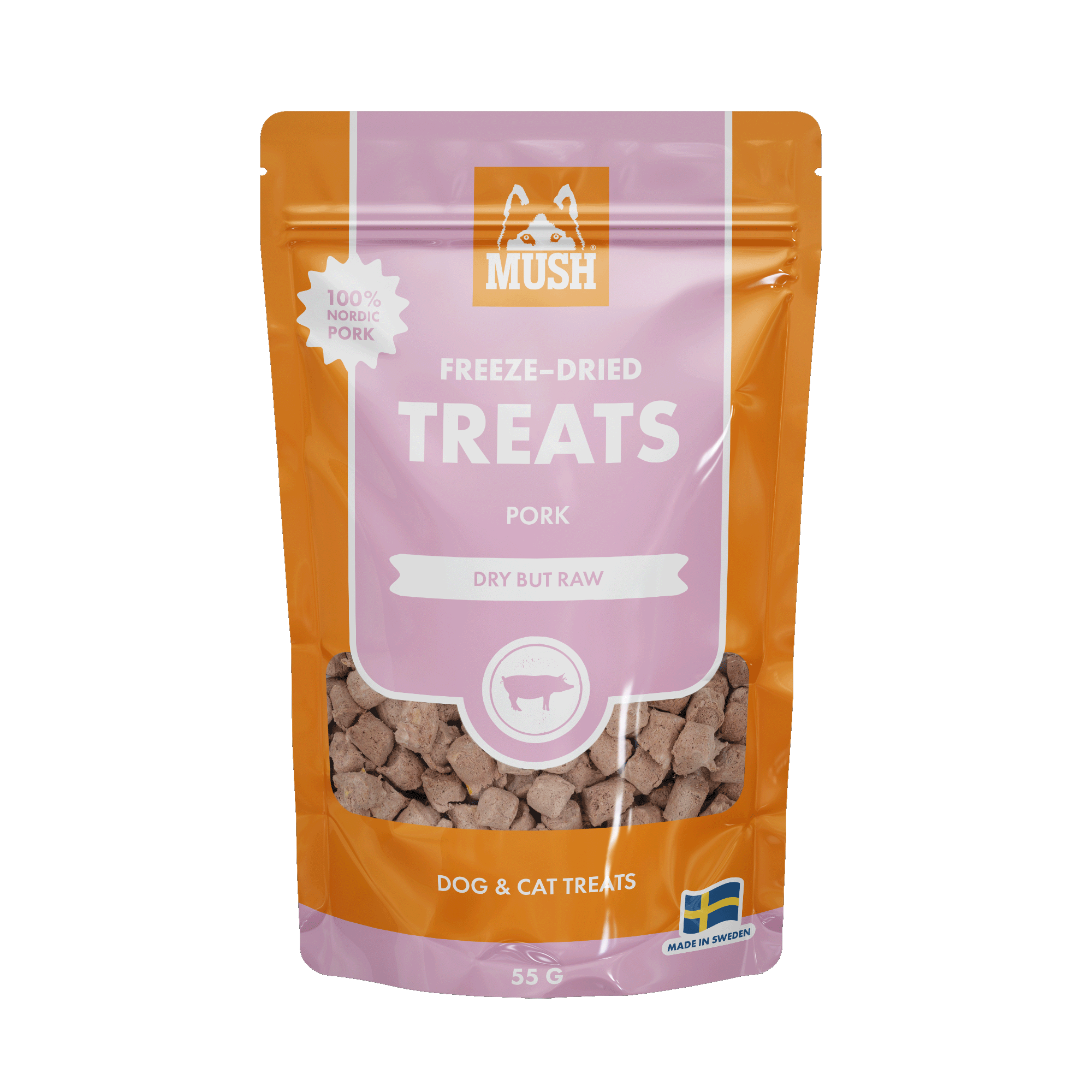Mush Treats Frysetørket Svin